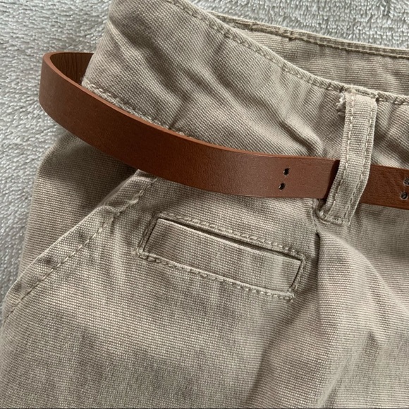 Tan shorts by ambiance apparel size sm with belt - Picture 4 of 7